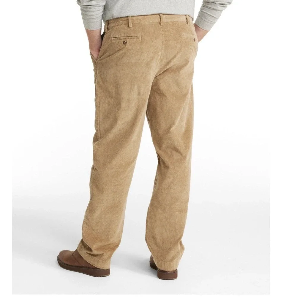 L.L. Bean Men's Stretch Country Corduroy Pants, Classic‎ Fit, Plain Front 36x34